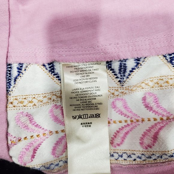 Anthropologie Embroidered Track Shorts - Picture 10 of 10